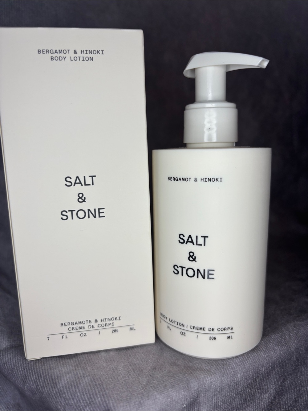 Salt & Stone Bergamot & Hinoki Body Lotion - White